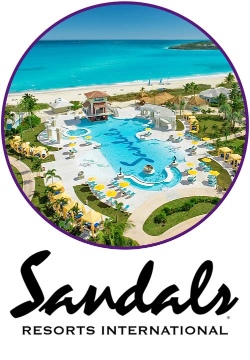 sandals beaches resorts travel destination with 8th wonder travel company