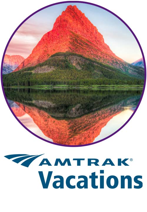 Amtrak vacations travel destination with 8th wonder travel company