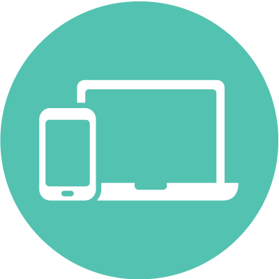 icon with laptop and phone